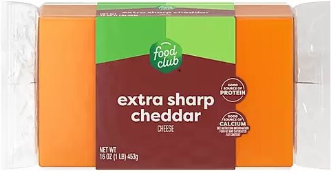 Food Club Extra Sharp Cheddar Cheese
