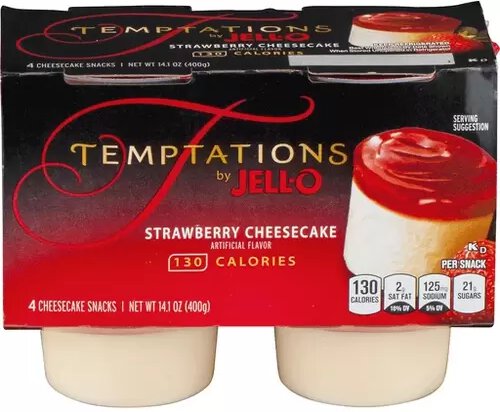 Jello Temptns Strawberry Chees