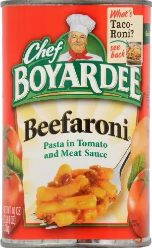 Chef Boyardee Beefroni