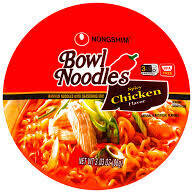 Bowl Noodle Soup Spicy Chicken