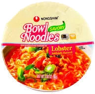 Nong Shim Bowl Noodle Soup Spicy Lobster Flavor
