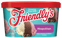 Friendlys Vanilla Chocolate Strawberry