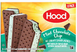 Hood Mint Chocolate Chip Ice Cream