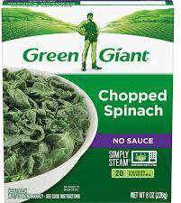 Green Giant Chopped Spinach