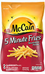 Mc Cain Minutes French Fries Shoestring Cut