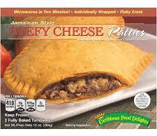 Caribbean Food Beefy Cheese Patties