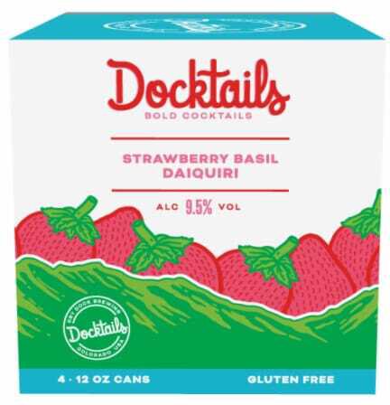 Dry Dock Docktails RTD Strawberry Basil Daiquiri