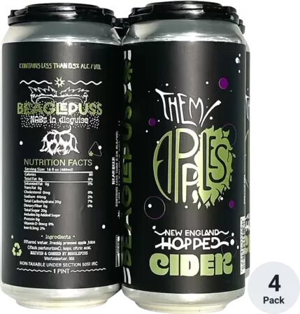 Beagle Puss Them Apples Ne Hopped Cider Non Alcoholic