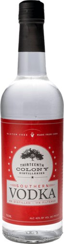 13th Colony Distilleries Southern Vodka
