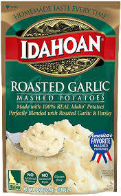 Idahoan Roasted Garlic Mashed Potatos