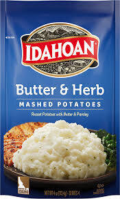 Idahoan Butter N Herb Mash Potatoes