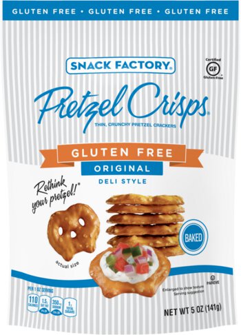 Snack Factory Gluten Free Original Pretzel Crisp