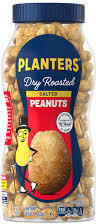 Planters Dry Roasted Peanuts Jar