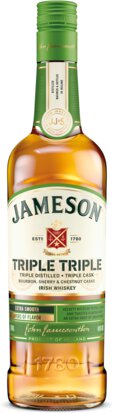 Jameson Triple Triple Bourbon, Sherry & Chestnut Casks Irish Whiskey