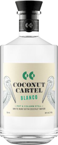 Coconut Cartel, Blanco Rum -750ml- Guatemala