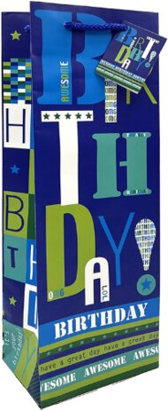 Birthday Awesome - Wine Bag