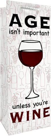 Age Isn't Important - Wine Bag
