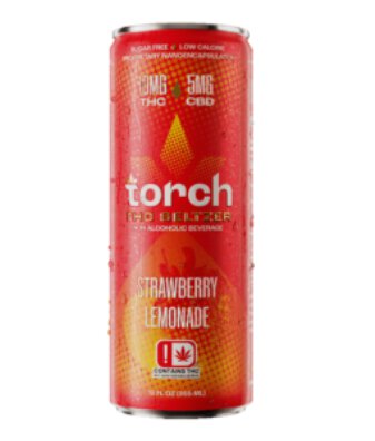 Torch 10mgthc 5mgcbd Strawberry Lemonade Iced Tea12oz