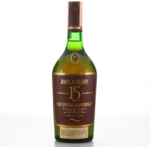 John Jameson 15 Year Special Old Irish Whiskey 1970’s Vintage 750ml.