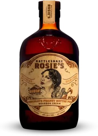 Rattlesnake Rosie's Chocolate Peanut Butter Pie Bourbon Cream--750ML