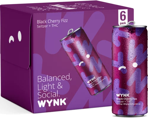 Wynk Black Cherry Fizz 5mg THC