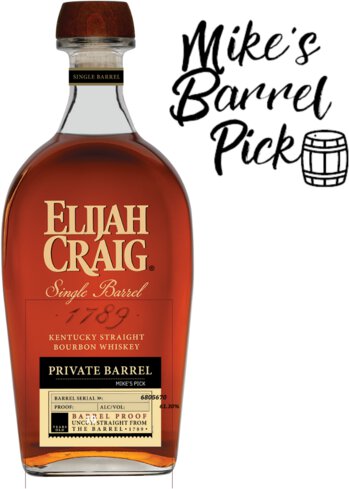 Mike Pick Elijah Craig Single Barrel 10yr