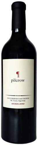 Pilcrow Archer & Byrd Cabernet Sauvignon Mt Veeder Napa Valley