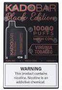 KADOBAR BLACK EDITION 10000PUFFS VIRGINIA TOBACCO