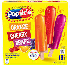 Popsicle Orange'cherry & Grape