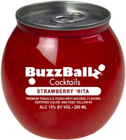 Buzzballz Cocktails Strawberry Rita