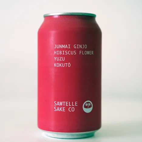 Sawtelle Sake Junmai Ginjo Hibiscus Flower Yuzu Kokuto Abv