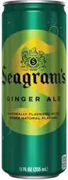 Seagram's Ginger Ale 12oz Slim Can