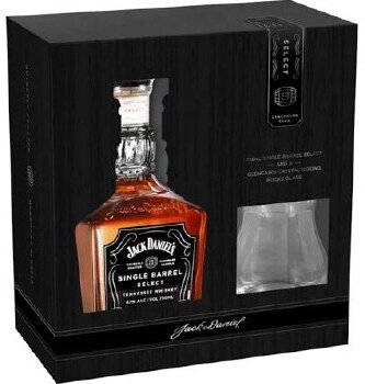 Jack Daniels Tennessee Single Barrel Select W Gift Set 750ml