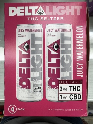 Delta Light Watermelon 3mg THC 4pk