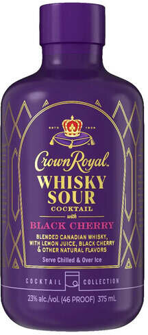 Crown Royal Black Cherry Whiskey Sour 750ml