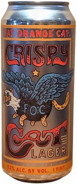 Fat Orange Cat Crispy Cat Lager 4pk