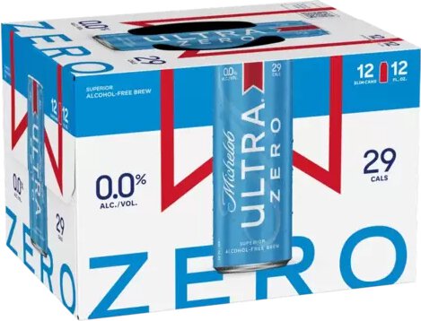 Michelob ULTRA ZERO Non-Alcoholic Lager Beer