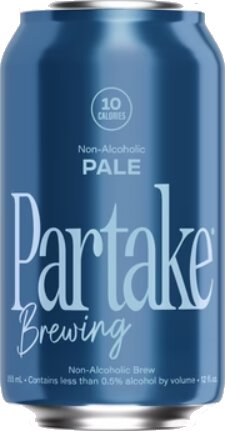 Partake Non Alcoholic Pale Cans