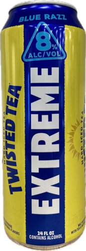 TWISTED TEA EXTREME 
 BLUE RAZZ 24OZ