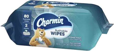 Charmin Flushable Wipes 80ct