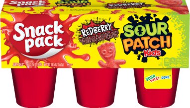 Snack Pack Red Berry & Sour Pach