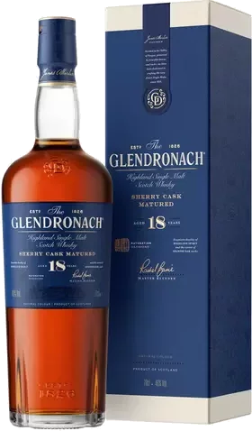 GlenDronach 18 Year Old Sherry Cask Matured Scotch Whisky
