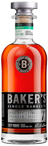 Baker's 7 Year Single Barrel High Rye Bourbon