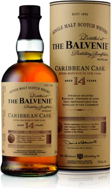 Balvenie 14 Year Caribbean Cask Single Malt Scotch Whisky