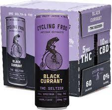Cycling Frog Black Currant 5mg Thc 10mg Cbd Thc Seltzer 6pkcan