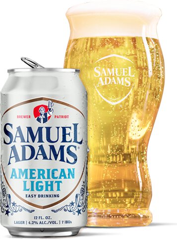 SAM ADAMS AMERICAN LIGHT LAGE 6/12 OZ CN