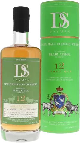 Ds Tayman Year Old Blair Athol Single Malt Scotch Whisky First Edition Flam