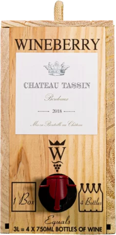 Chateau Tassin Bordeaux Blanc Wineberry Box 2023