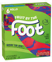 Betty Crocker Fruit By The Foot Tie Dye