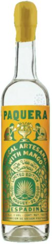 Paquera Limited Edition Mezcal Artezenal With Mango Espadin Maguey